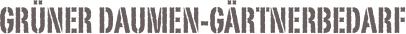 Grüner Daumen-Gärtnerbedarf